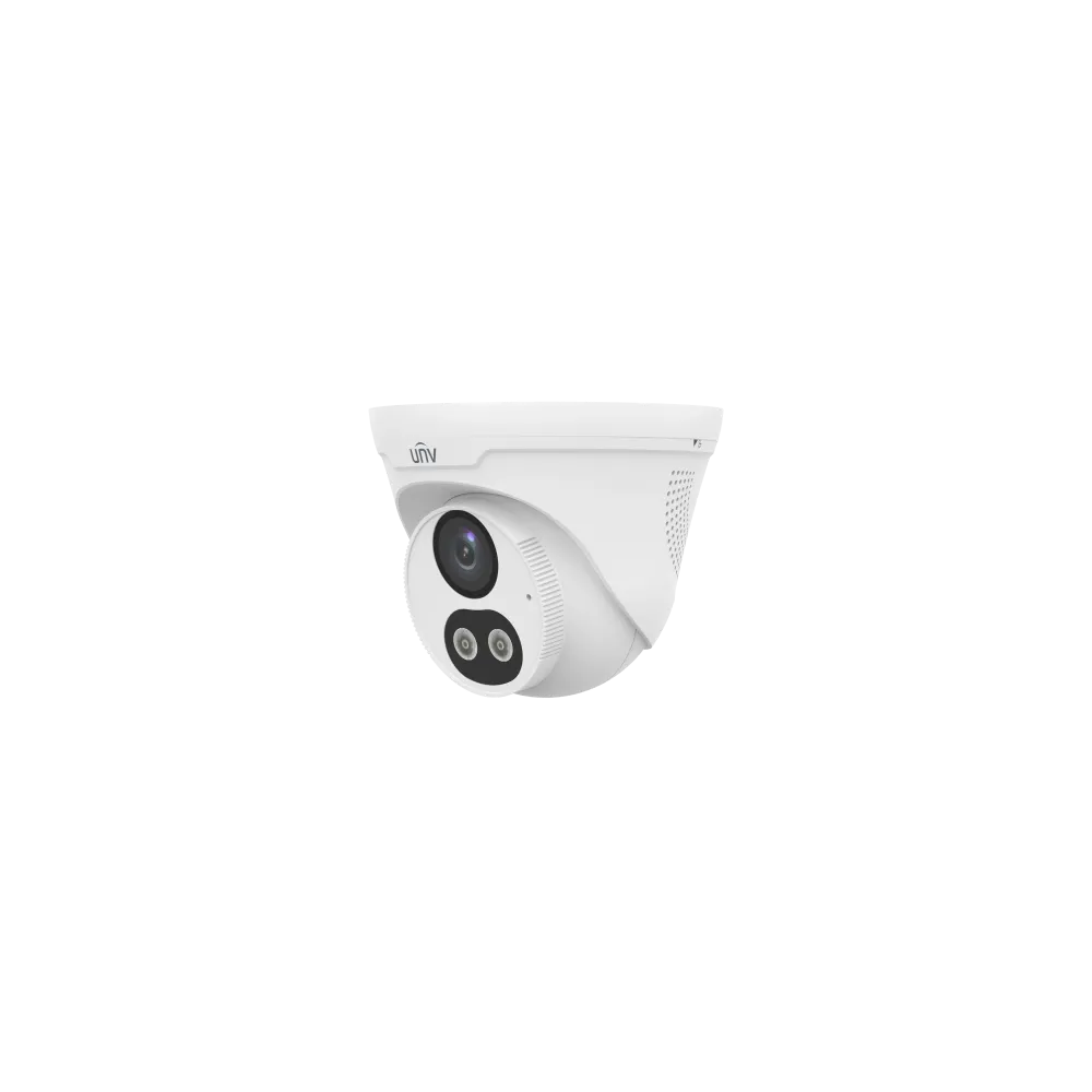 Uniview Kamera 4MP IPC3614LE-ADF28KC-DL Dome, Dual Light (IR/LED), objektiv 2.8 mm, IR/LED domet do 30 m, ugradjen mikrofon i zv