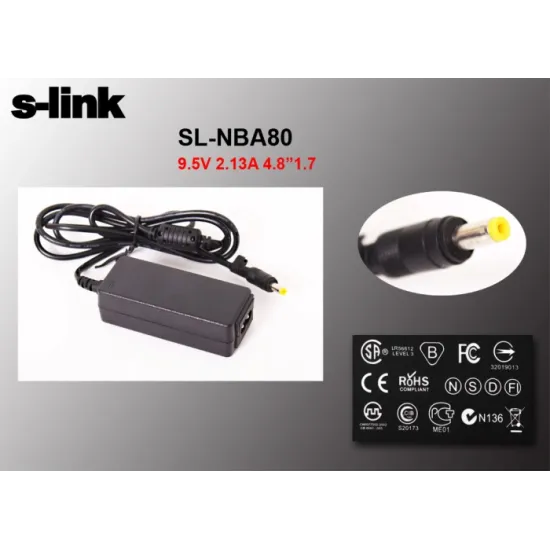 S-Link Punjac SL-NBA80 22W 9.5V 2.315A 4.8x1.7 Asus
