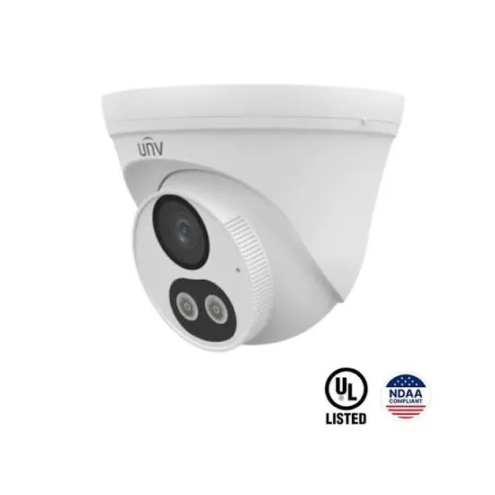 Uniview Kamera 8MP IPC3618LB-ADF28K-DL Dome, ColorHunter Smart Dual Light, objektiv 2.8 mm, IR/LED domet do 30 m, ugrađen mikrof
