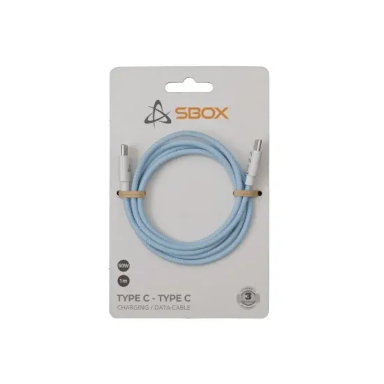SBOX USB 3.0 TYPE C - TYPE C M/M 1M Plavi 60W
