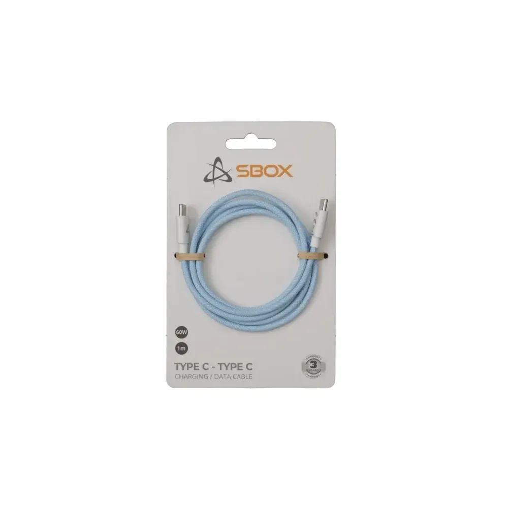 SBOX USB 3.0 TYPE C - TYPE C M/M 1M Plavi 60W