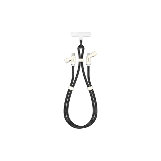SBOX KABEL TYPE-C - TYPE-C LANYARD 1.5M - Crni