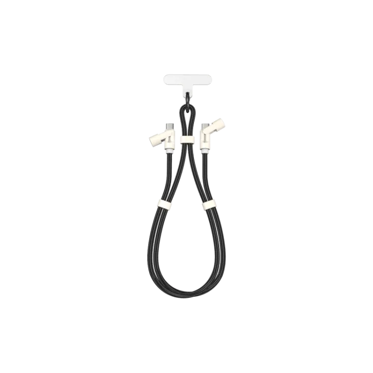 SBOX KABEL TYPE-C - TYPE-C LANYARD 1.5M - Crni