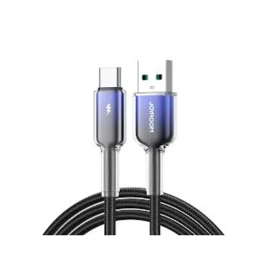 Joyroom S-A42 Crystal 3A Cable USB-A Lightning 1.2m-Black