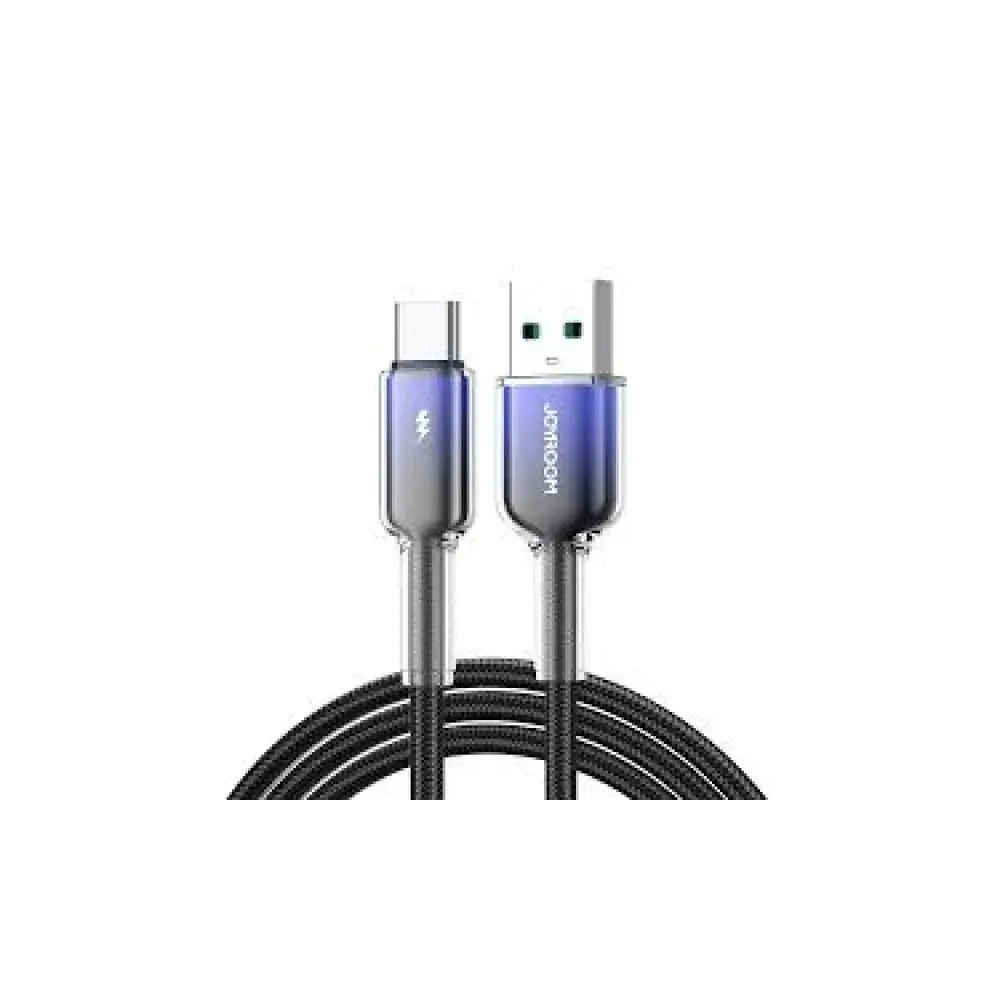 Joyroom S-A42 Crystal 3A Cable USB-A Lightning 1.2m-Black