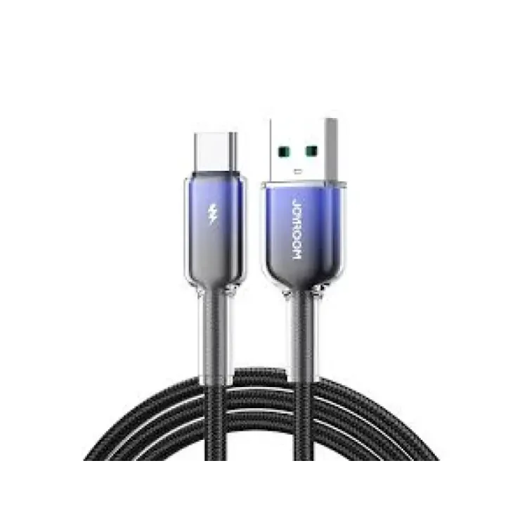 Joyroom S-A42 Crystal 3A Cable USB-A Lightning 1.2m-Black