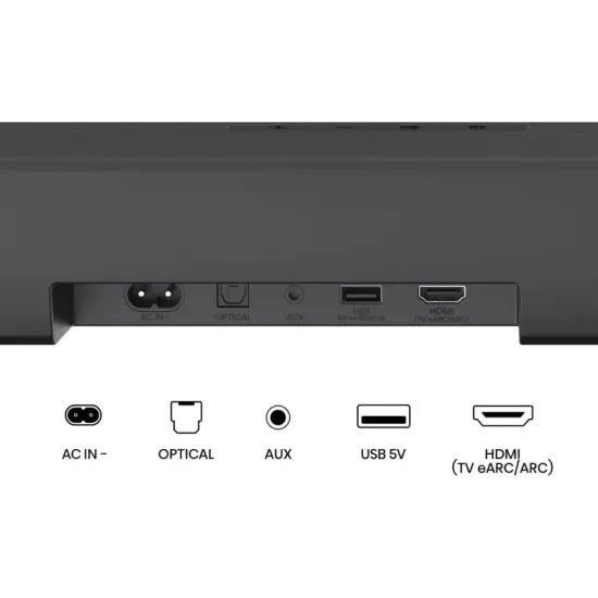 AX5100Q Dolby Atmos soundbar sa bežičnim subwooferom crni