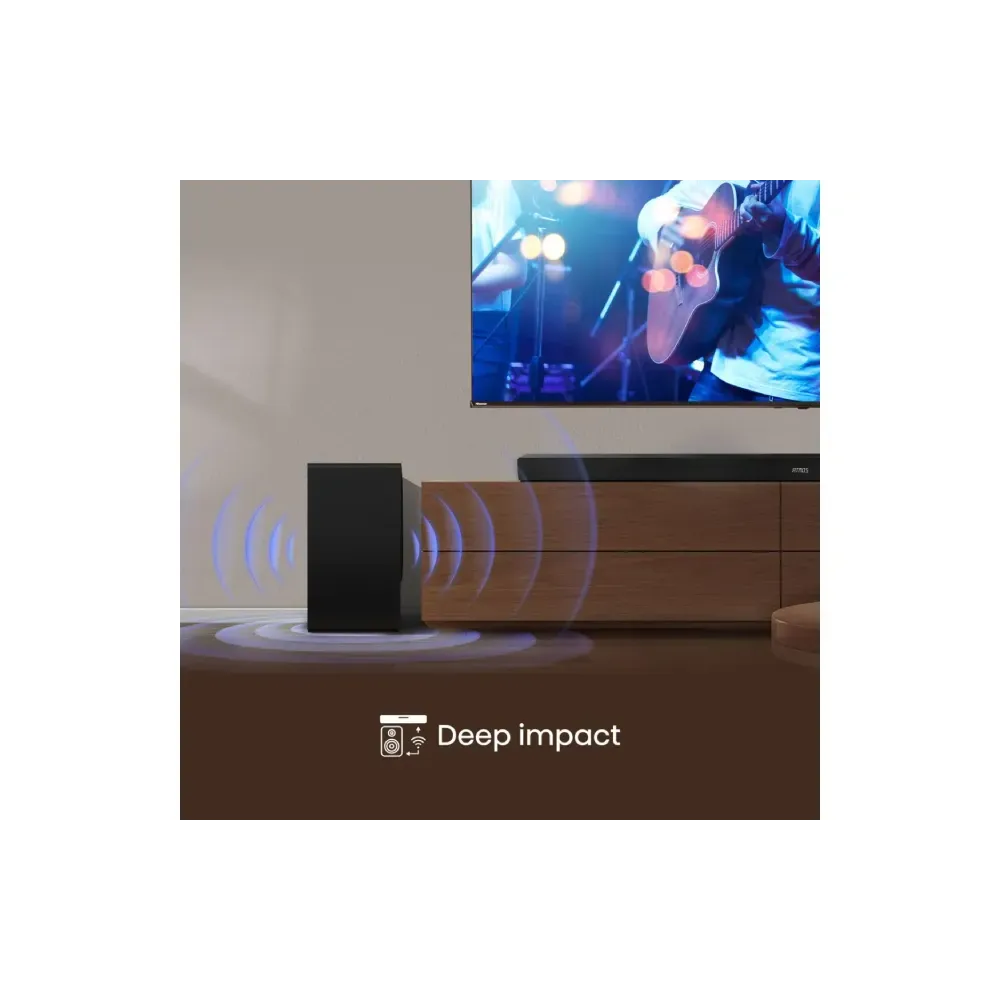 AX5100Q Dolby Atmos soundbar sa bežičnim subwooferom crni