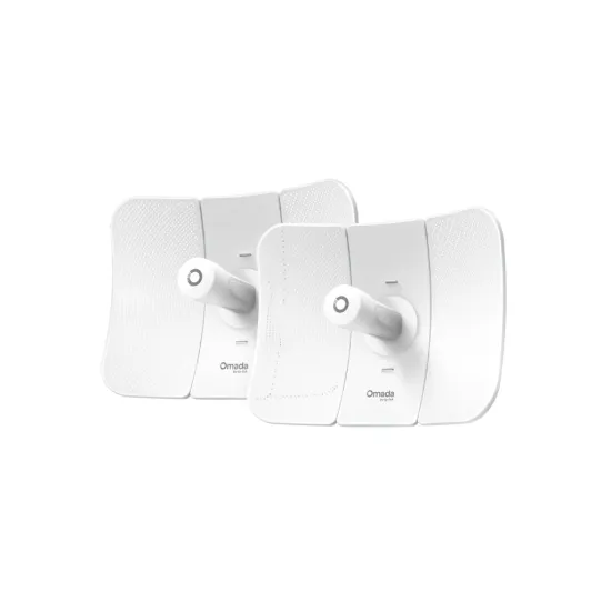 TP-LINK Beam Bridge 5 UR KIT Omada 5GHz 867Mbps Ultra-Range Indoor/Outdoor Wireless Bridge, 15 km