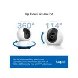 TP-LINK TAPO C220 2K 4MP QHD Pan/Tilt Home Security Wi-Fi Camera, Smart AI Detection, Two-Way Audio