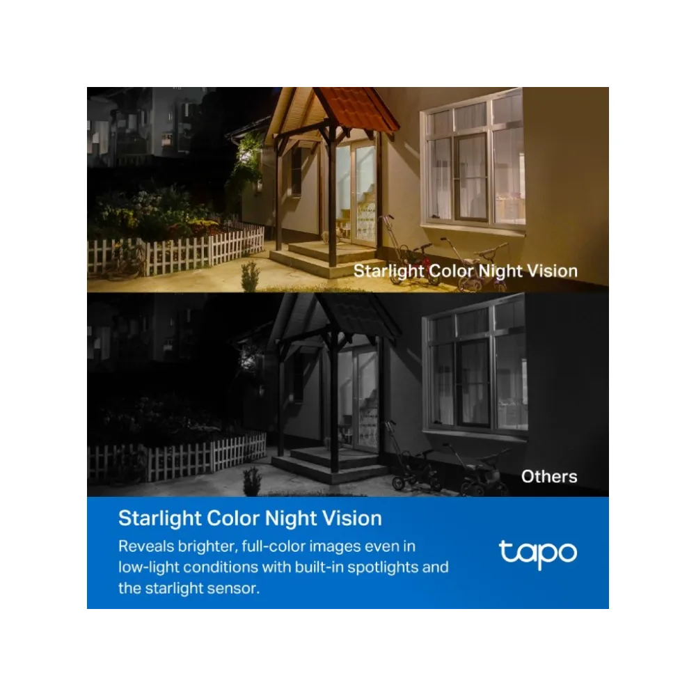 TP-LINK TAPO C460 KIT 4K 8MP Solar-Powered Security Camera Kit, Free AI Detection, F1.6 lens