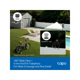 TP-LINK TAPO C645D KIT Dual 2K Solar-Powered Dual-Lens Pan/Tilt Security Camera Kit