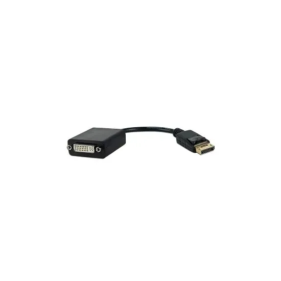 Adapter - konvertor DisplayPort (M) to DVI-I (F) crni