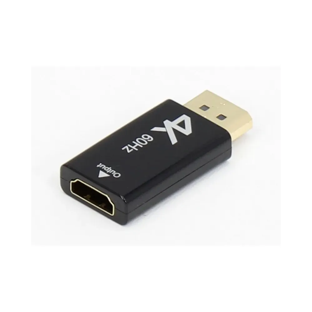Adapter DisplayPort 1.4 (M) - HDMI 2.0 (F) crni