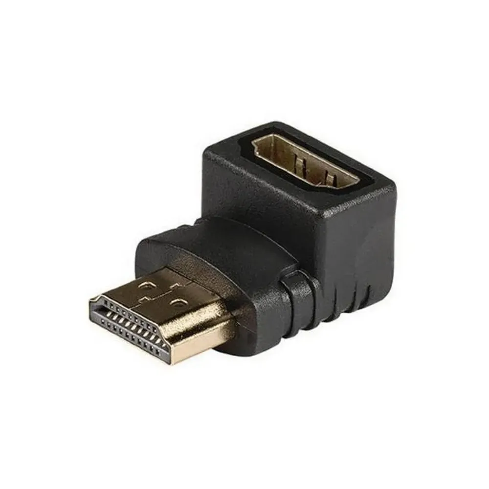 Adapter HDMI (M) - HDMI (F) pod uglom crni