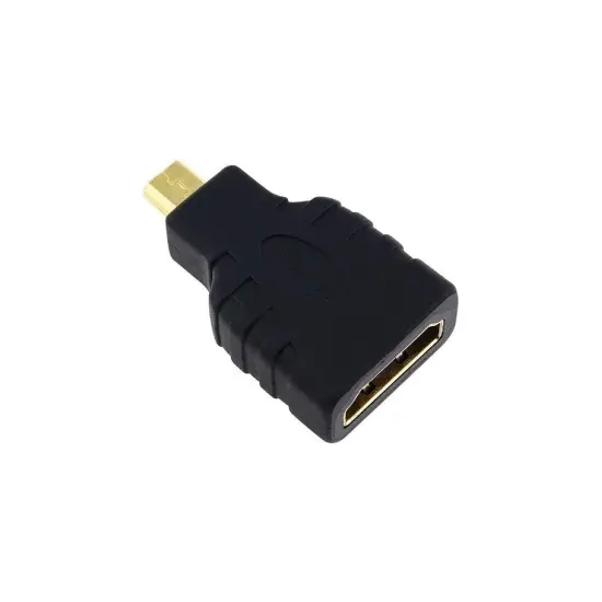 Adapter Micro HDMI (M) - HDMI (F) crni