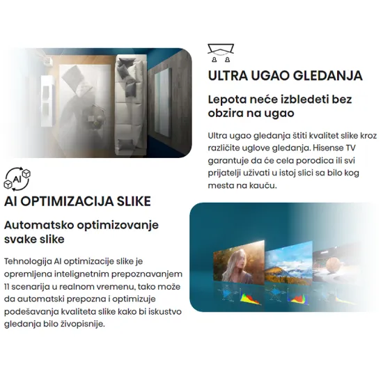 43 inča 43A6BG LED 4K UHD Smart TV outlet