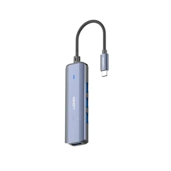 DS-114C adapter Tip C na USB 4 in 1 sivi