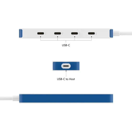 HyperDrive Flex 4 Port USB-C Hub plavi (HD5201BUGL)