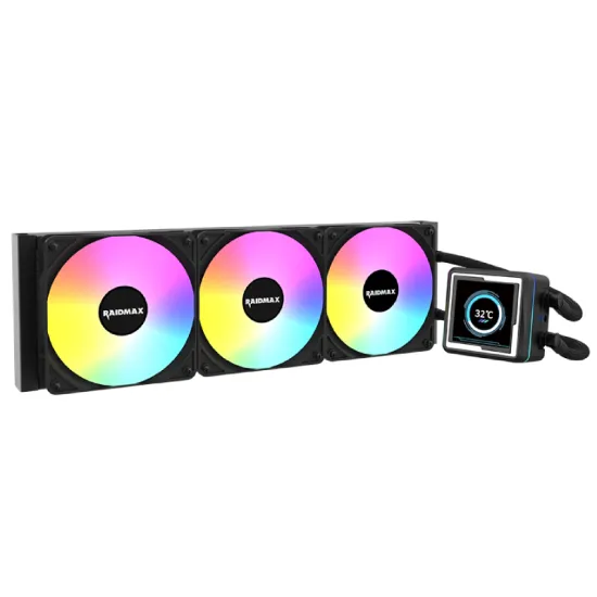 LM360 ARGB CPU LIQUID COOLER WITH ANIMATION DISPLAY - Vodeno hlađenje crno (LM360BK) F