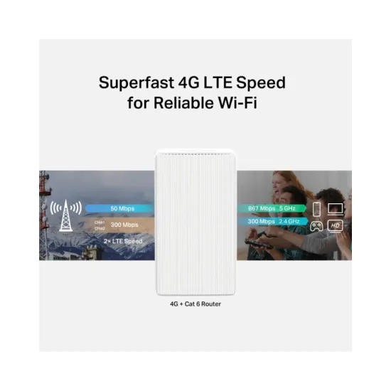 MB230-4G 4G+ Cat6 AC1200 Wireless Dual Band Gigabit Router