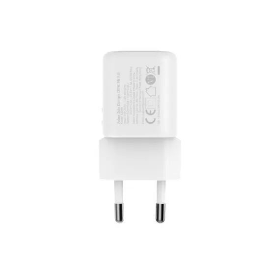 Zolo 30W USB-C zidni punjač USB-C beli