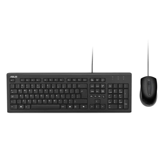 Asus SET Tastatura + Miš U2000, UK, Copilot, Black