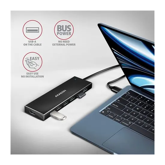 AXAGON HUE-F7A 7xUSB3.2 Hub, Charging