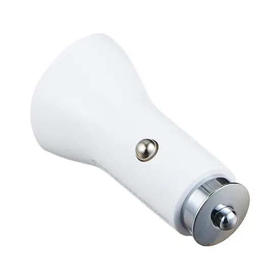 C511Q Micro Dual QC 3.0 Auto punjač beli