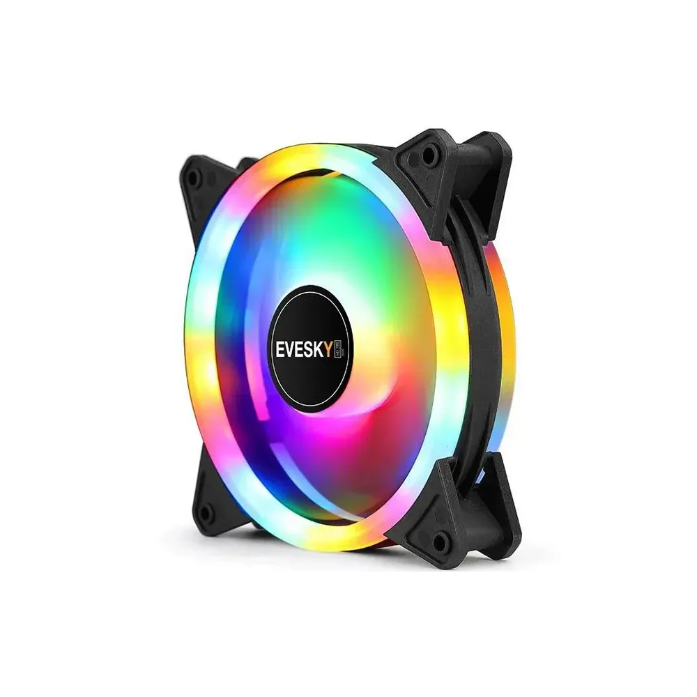 Camo 120mm x 120mm x 25mm RGB spoljašnji i unutrašnji ventilator bulk