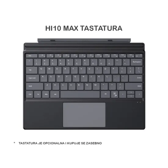 Hi10 Max 12.9 inča (Intel N150, 12GB, 512GB SSD, Win 11 Home) 2u1 laptop