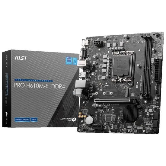 PRO H610M-E DDR4