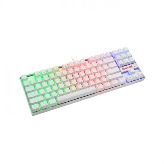Redragon Mechanical Gaming Keyboard Kumara K552-RGB White - Red Switch