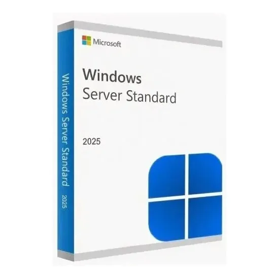 Microsoft Windows Server Standard 2025 64Bit English 1pk DSP OEI DVD 16 Core IS