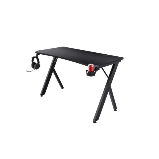 TRUST GXT 700 OMNIUS Gaming Desk, Cup holder, Headphone holder, anti-scratch, 120 cm x 60 cm x 74 cm