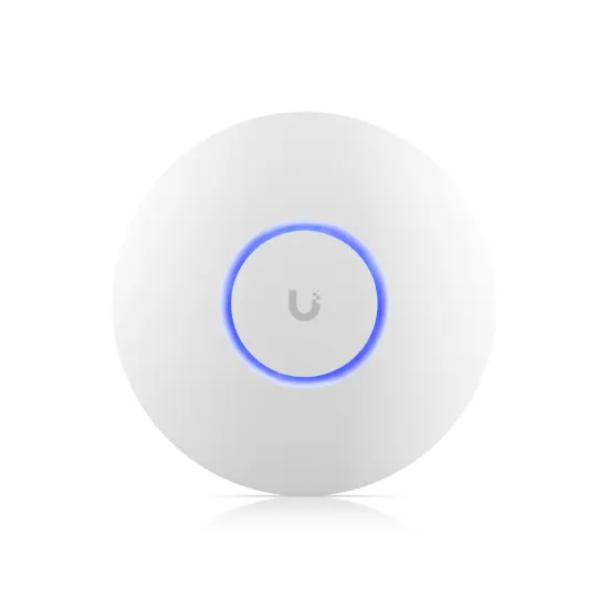 UBIQUITI UniFi U6+ Compact WiFi6 Access Point with 300+ client capacity, PoE, 9W, GbE RJ45 port