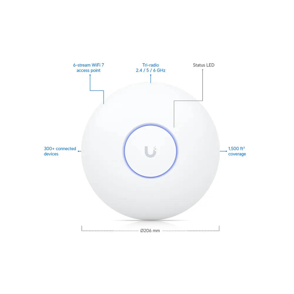 U7 Pro - Ceiling-mounted WiFi 7 AP