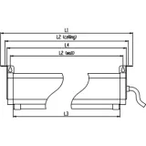 EL S 240 električno platno sa daljinskim upravljačem