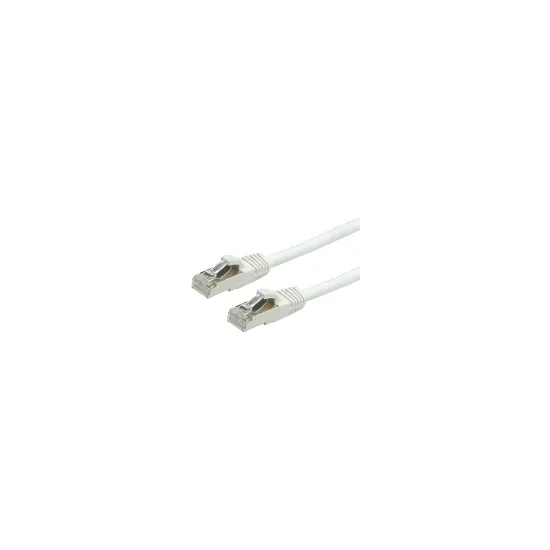 VALUE Cat.6 (Class E) FTP kabl, S/FTP, halogen-free, LS0H, 0.5m, bijeli