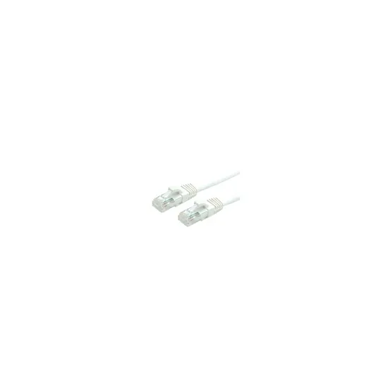 VALUE Cat.6 (Class E) UTP kabl, U/UTP, halogen-free 3m, bijeli