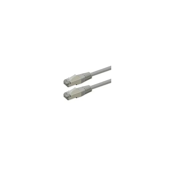 ROLINE Cat.6 (Class E) FTP kabl, S/FTP (PiMF), PoE, 0,3m sivi