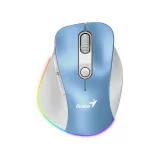 Ergo 9000S Pro Light Blue USB Bežični plavi miš