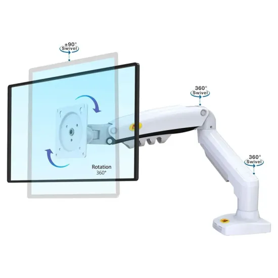 F80 stoni nosač za monitor beli 17-30 inča