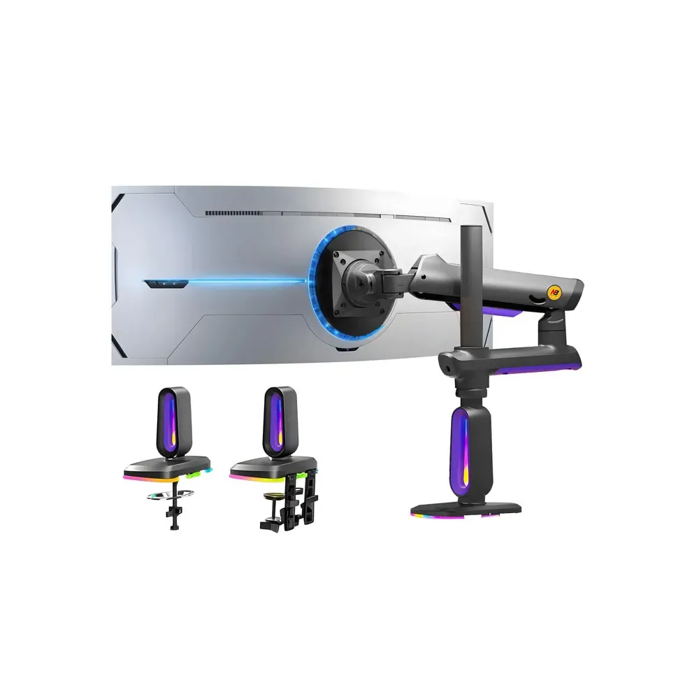 G80 Gaming stoni nosač za monitor mat crni