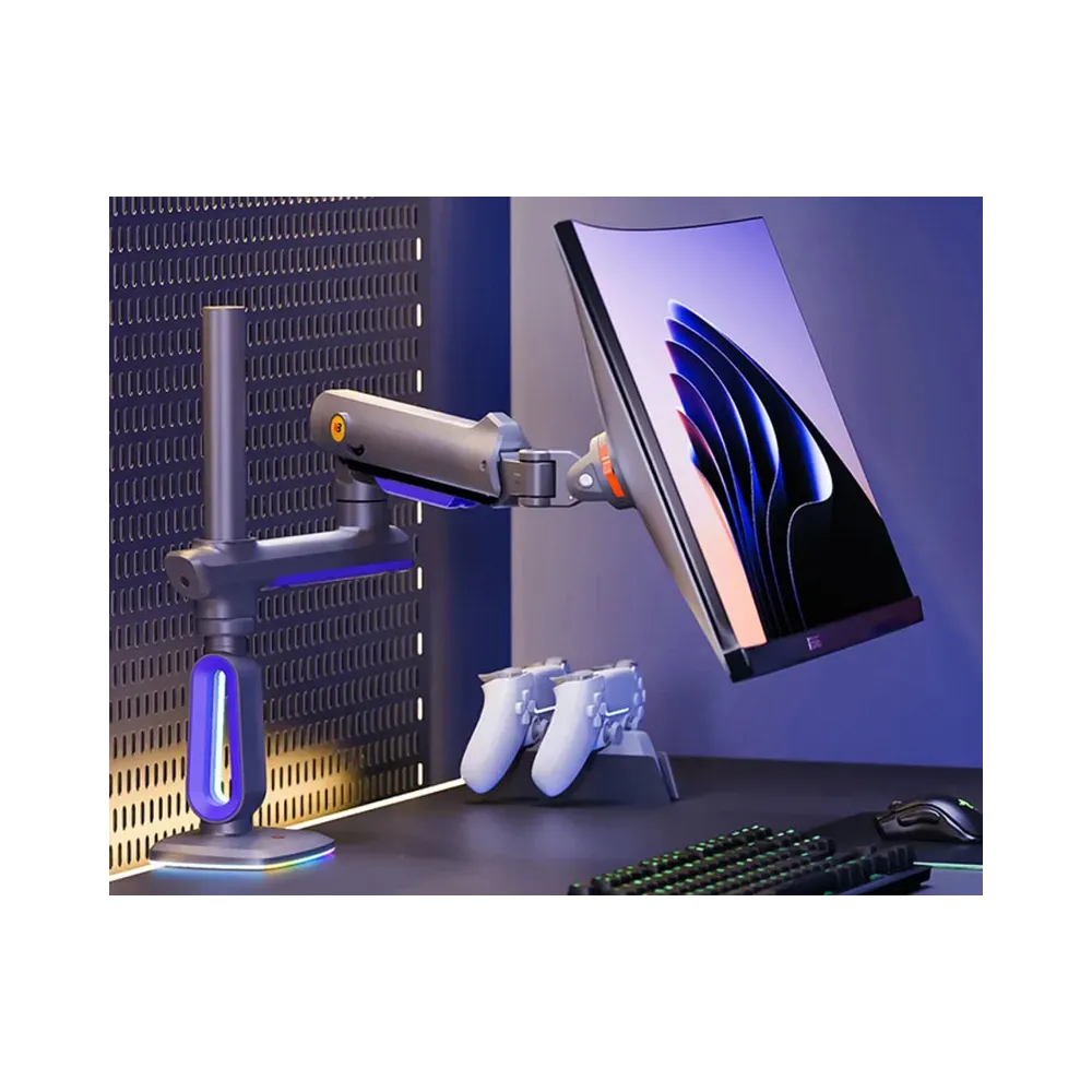 G80 Gaming stoni nosač za monitor mat crni