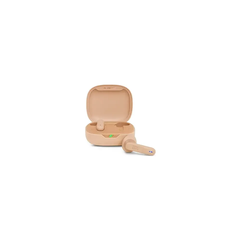 JBL Vibe Flex True Wireless Earbuds – Bluetooth Earphones with Deep Bass Sound(Beige)