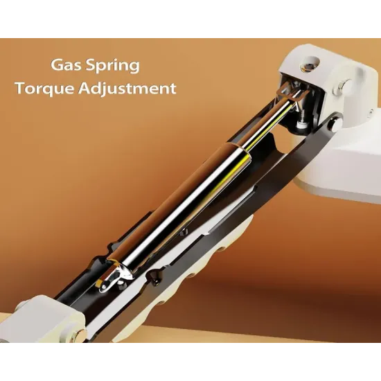 H180 stoni nosač za dva monitora beli 17-27 inča