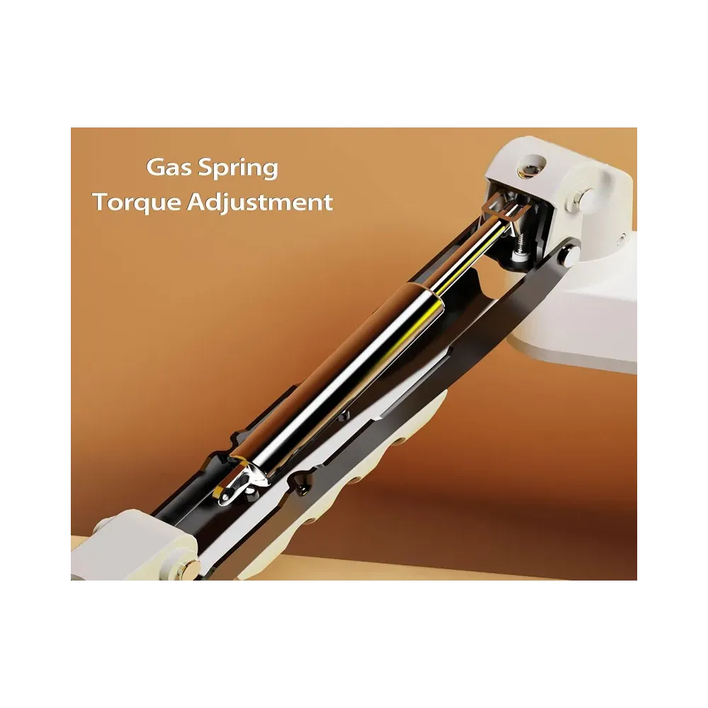 H180 stoni nosač za dva monitora beli 17-27 inča