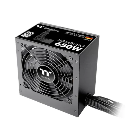 THERMALTAKE PSU Hamburg 650W, ATX 3.1, 80+ White, 120 mm Fan