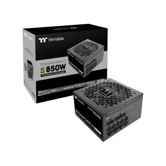 THERMALTAKE PSU Toughpower GT 850W 80 PLUS GOLD, ATX 3.1, fully modular, PCIe 12V-2x6 (12+4 pin)